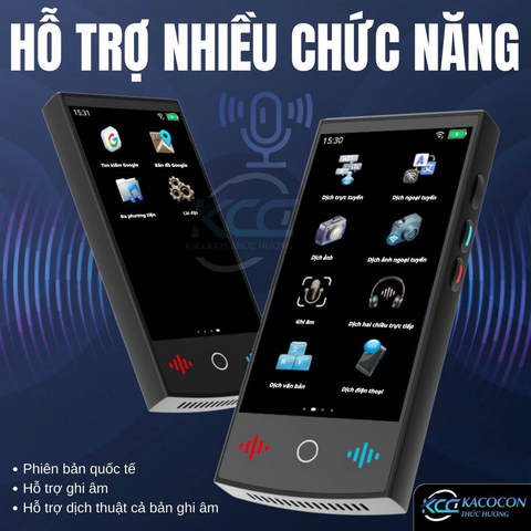 MÁY PHIÊN DỊCH THÔNG MINH T26 HỖ TRỢ DỊCH TRỰC TUYẾN, NGOẠI TUYẾN