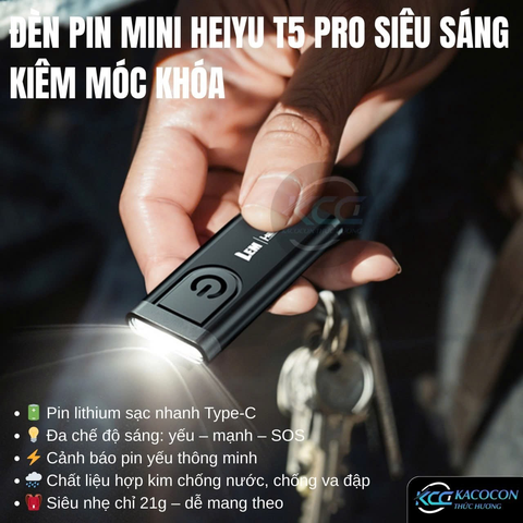 ĐÈN PIN MINI SIÊU SÁNG T5 PRO