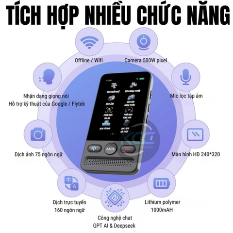 MÁY PHIÊN DỊCH THÔNG MINH AI TRANSLATOR T13