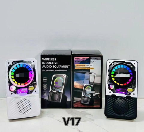 LOA CẢM ỨNG ĐỒNG HỒ V17 LED RGB