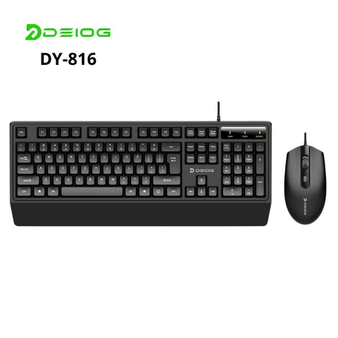 COMBO PHÍM CHUỘT CÓ DÂY CHÍNH HÃNG DEIOG DY-816