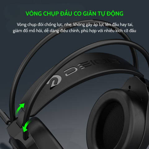 TAI NGHE VI TÍNH CHÍNH HÃNG DEIOG X10 LED RGB USB 7.1