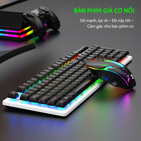 COMBO PHÍM CHUỘT CÓ DÂY CHÍNH HÃNG DEIOG DY-911 LED RGB