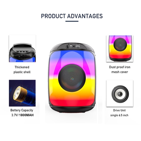 LOA KARAOKE BLUETOOTH ZQS-1438