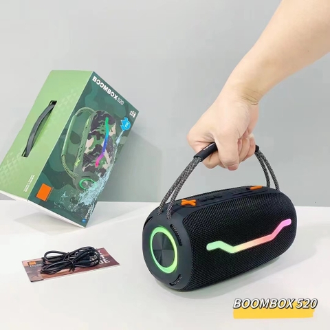 LOA BLUETOOTH BOOMBOX520 LED RGB GIÁ SỈ
