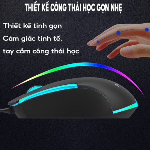 CHUỘT CÓ DÂY PHILIPS SPK9314 LED RGB GIÁ SỈ