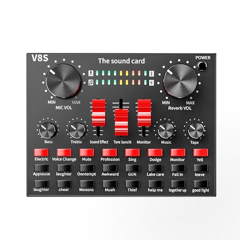 SOUNDCARD THU ÂM LIVESTREAM V8S