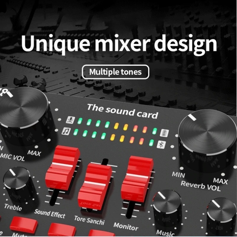 SOUNDCARD THU ÂM LIVESTREAM V8S