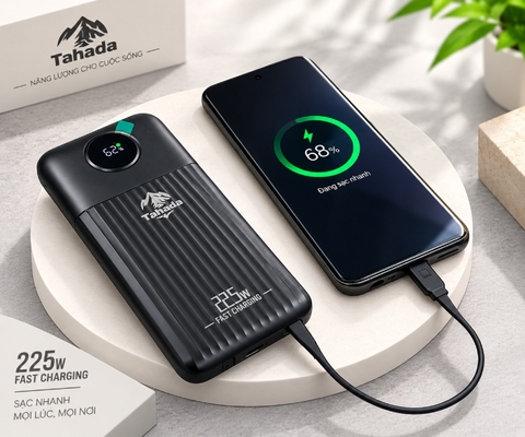 PIN SẠC DỰ PHÒNG CHÍNH HÃNG TAHADA T-110 10.000MAH SẠC NHANH 22.5W