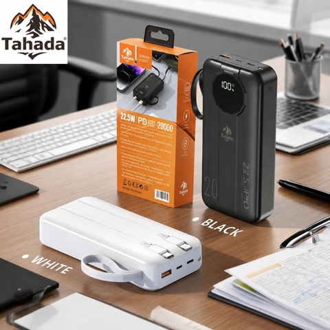 PIN SẠC DỰ PHÒNG CHÍNH HÃNG TAHADA T-204 20.000MAH