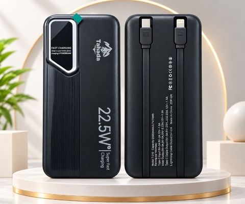 PIN SẠC DỰ PHÒNG CHÍNH HÃNG TAHADA T-210 20.000MAH SẠC NHANH 22.5W