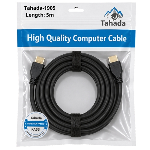 CÁP HDMI TAHADA 4K*2K DÀI 5M - MODEL: 1905