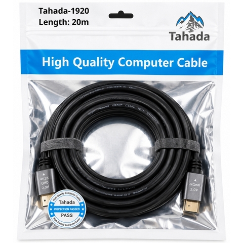 CÁP HDMI TAHADA 4K*2K DÀI 20M - MODEL: 1920