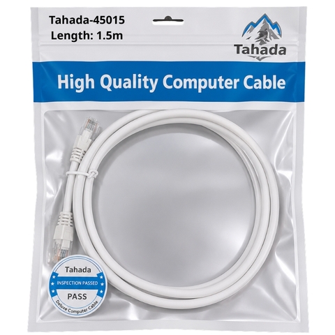 CÁP MẠNG LAN UTP TAHADA CAT6 NETWORK 1.5M MODEL: 45015