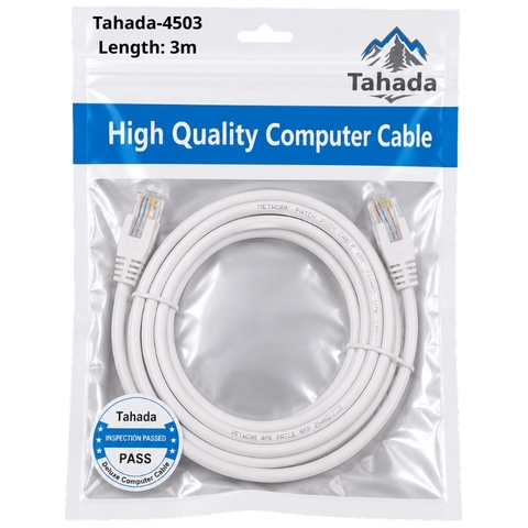 CÁP MẠNG LAN UTP TAHADA CAT6 NETWORK 3M - MODEL: 4503