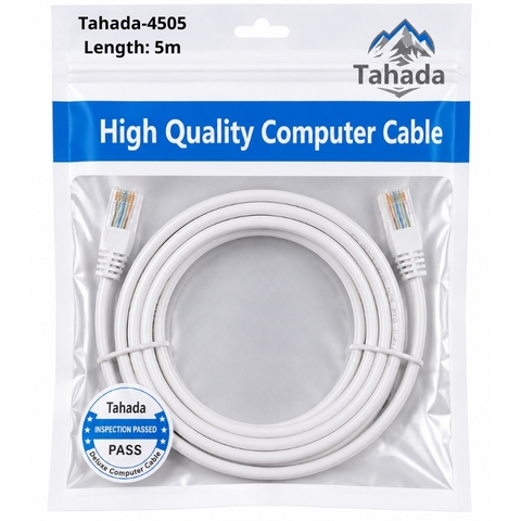 CÁP MẠNG LAN UTP TAHADA CAT6 NETWORK 5M - MODEL: 4505