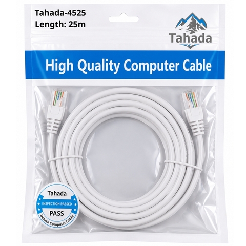 CÁP MẠNG LAN UTP TAHADA CAT6 NETWORK DÀI 25M - MODEL: 4525
