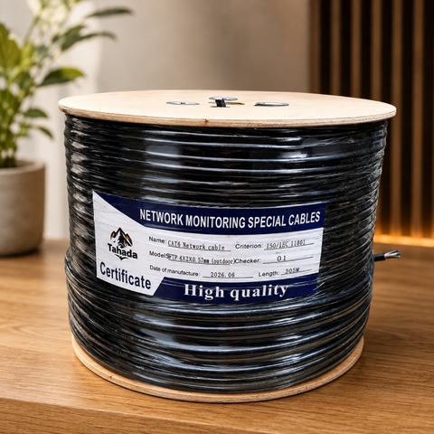 CÁP MẠNG LAN SFTP TAHADA CAT6 CCA 0.57 DÀI 300M