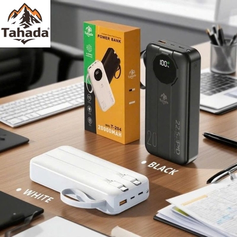 PIN SẠC DỰ PHÒNG CHÍNH HÃNG TAHADA T-204 20.000MAH