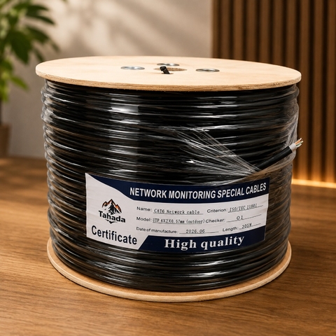 CÁP MẠNG LAN UTP TAHADA CAT6 CCA 0.57 DÀI 300M