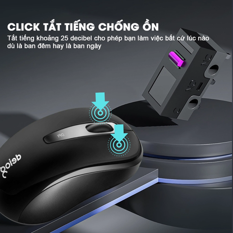 CHUỘT KHÔNG DÂY DEIOG Q2 CHÍNH HÃNG