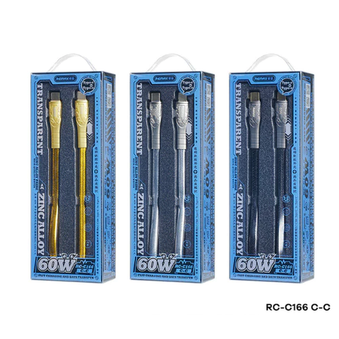 Cáp RC-166 Sạc Nhanh 60w Type C to Type C