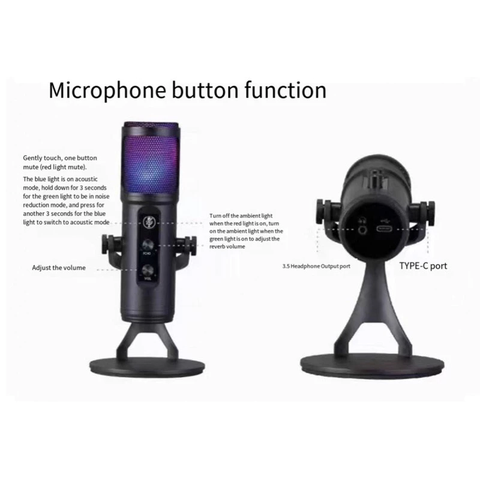 Micro Thu Âm Livestream ZX-776