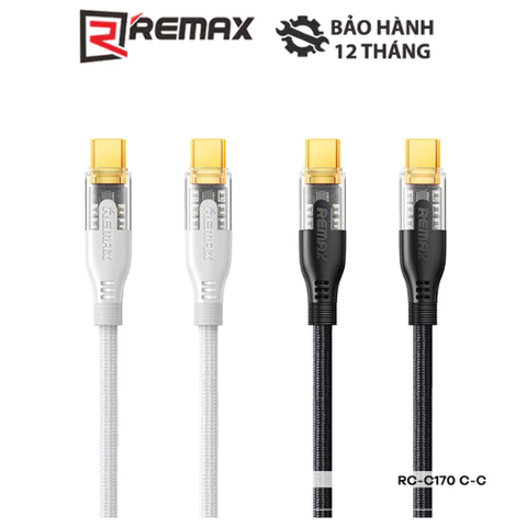 Cáp Sạc Nhanh Remax RC-C170 Type C To Type C PD 60W