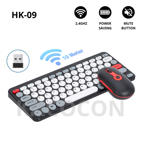 COMBO PHÍM CHUỘT KHÔNG DÂY HK-09 GIÁ SỈ