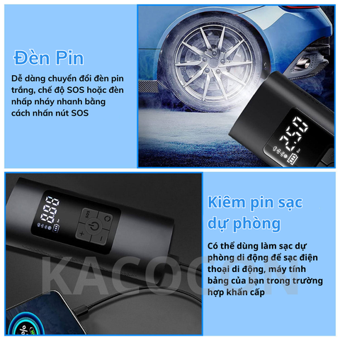 MÁY BƠM LỐP XE KHÔNG DÂY CZCQ-101 GIÁ SỈ