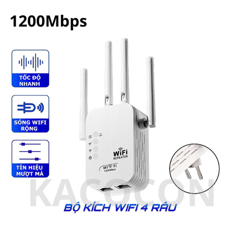 Kích Wifi 4 Râu 1200MBPS Giá Sỉ