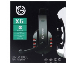 TAI NGHE DÂY VI TÍNH CHỤP TAI TUCCI X6 GIÁ SỈ