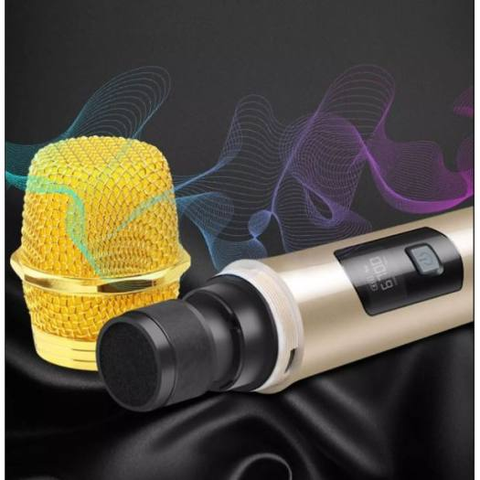 BỘ MICRO KARAOKE KHÔNG DÂY ĐA NĂNG HUANGSHI TV-2000 GIÁ SỈ
