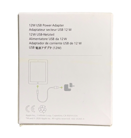 CÓC SẠC IPAD 12W