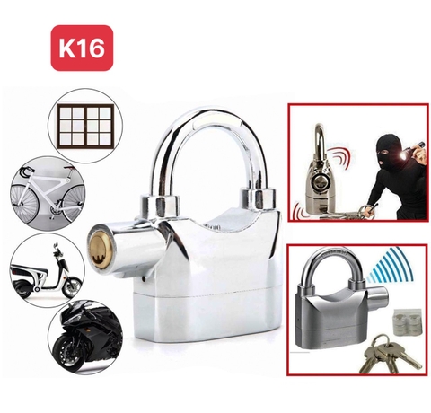 Ổ Khóa Báo Động Chống Trộm K16 Giá Sỉ