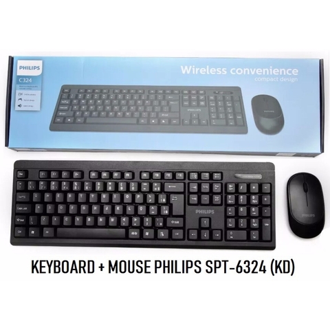 COMBO BÀN PHÍM PHILIPS C324 (SPT-6324)