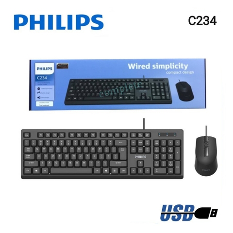 COMBO BÀN PHÍM PHILIPS C234