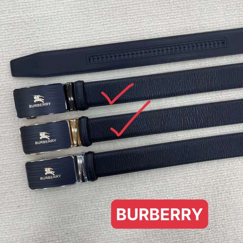 DÂY NỊT THẮT LƯNG BURBERRY KHOÁ TỰ ĐỘNG GIÁ SỈ