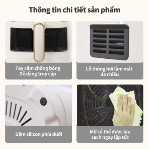 NỒI CHIÊN KHÔNG DẦU CAMEL 10 LÍT GIÁ SỈ