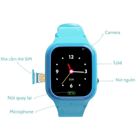 ĐỒNG HỒ TRẺ EM THÔNG MINH LT36, ĐỊNH VỊ GPS, IP67 CHỐNG NƯỚC, GỌI VIDEO CALL, SIM 4G/LTE GIÁ SỈ