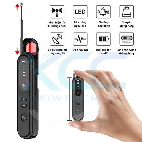 MÁY DÒ THIẾT BỊ QUAY LÉN, SÓNG WIFI THEO DÕI,GPS, CHỐNG NHÌN TRỘM T01 GIÁ SỈ