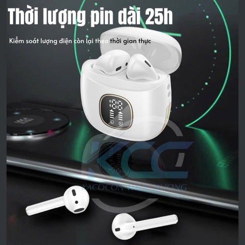 TAI NGHE BLUETOOTH J25 MÀN HÌNH LED HIFI KHỬ TIẾNG ỒN 360° GIÁ SỈ