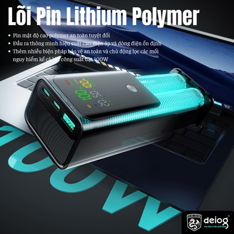 PIN SẠC DỰ PHÒNG CHÍNH HÃNG DEIOG DY-209 25.000MAH SẠC NHANH 22.5W