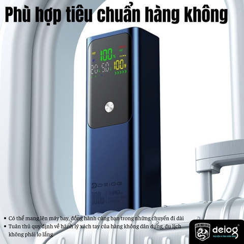 PIN SẠC DỰ PHÒNG CHÍNH HÃNG DEIOG DY-209 25.000MAH SẠC NHANH 22.5W