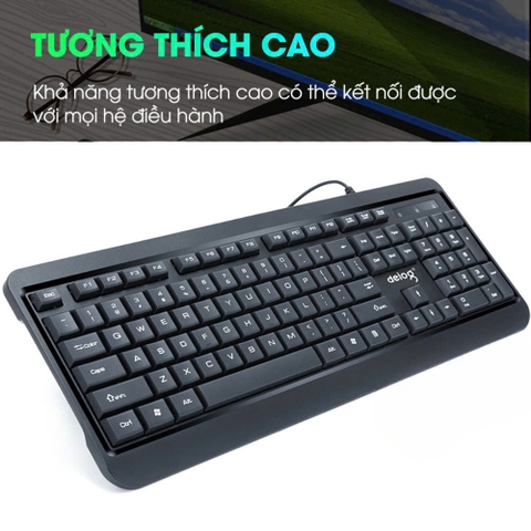 BÀN PHÍM CÓ DÂY DEIOG DY-807S CHÍNH HÃNG