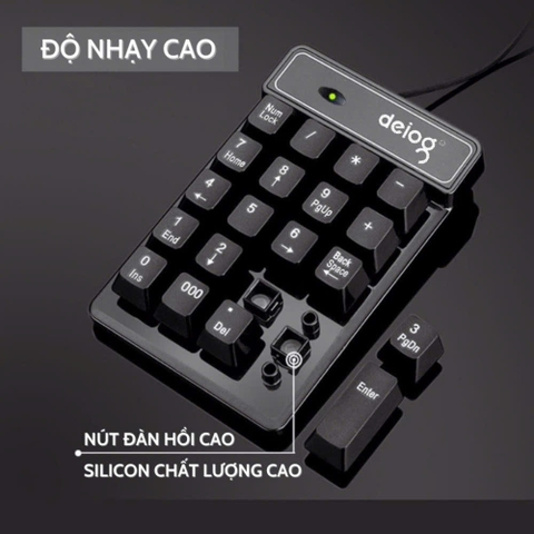 BÀN PHÍM KỸ THUẬT SỐ CHÍNH HÃNG DEIOG DY-900