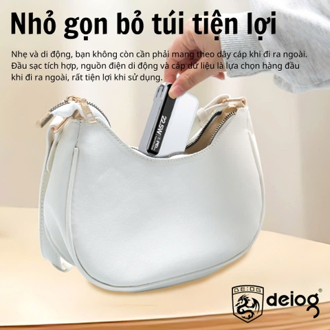 PIN SẠC DỰ PHÒNG CHÍNH HÃNG DEIOG DY-101 20.000MAH SẠC NHANH 22.5W