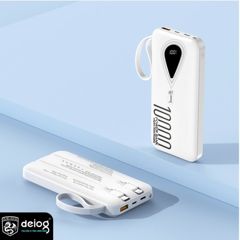 PIN SẠC DỰ PHÒNG CHÍNH HÃNG DEIOG DY-104 10.000MAH SẠC NHANH 22.5W