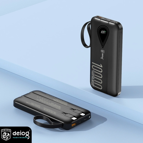 PIN SẠC DỰ PHÒNG CHÍNH HÃNG DEIOG DY-104 10.000MAH SẠC NHANH 22.5W