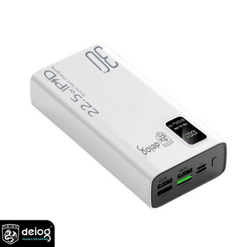 PIN SẠC DỰ PHÒNG CHÍNH HÃNG DEIOG DY-301 30.000MAH SẠC NHANH 22.5W